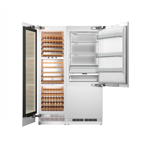 BERTAZZONI RWBM6075S5FPNS Εντοιχιζόμενος Ψυγειοκαταψύκτης + Κελάρι Κρασιών Λευκό